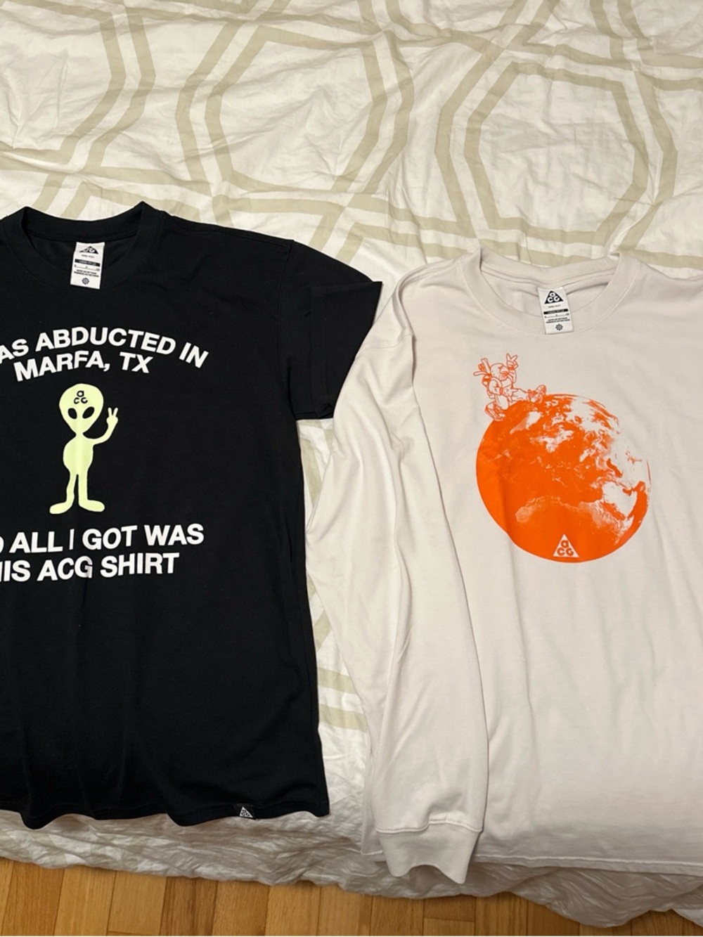 Nike ACG tee bundle - size small (oversized)